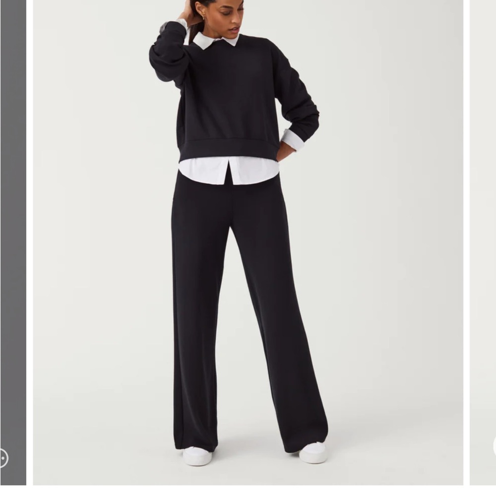 Spanx air essentials pants in black